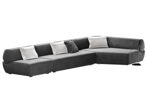 B AND B italia Naviglio sofa Modèle 3D