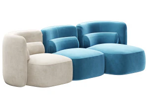 BREZZA By INNOVA Divano Imbottiti Modello 3D