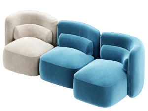 BREZZA By INNOVA Imbottiti sofa 3D Model