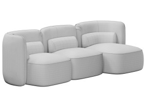 BREZZA By INNOVA Imbottiti sofa 3D मॉडल