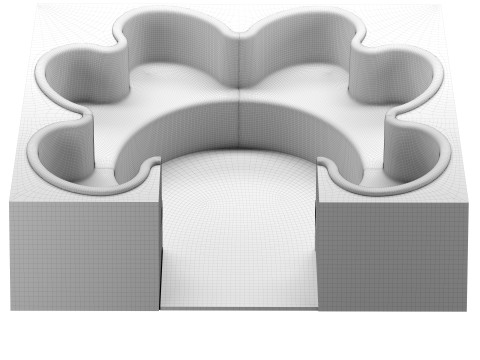 Poltronova SAFARI outdoor sofa Modèle 3D