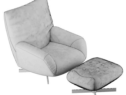 Chiara Edra armchair 3D Model