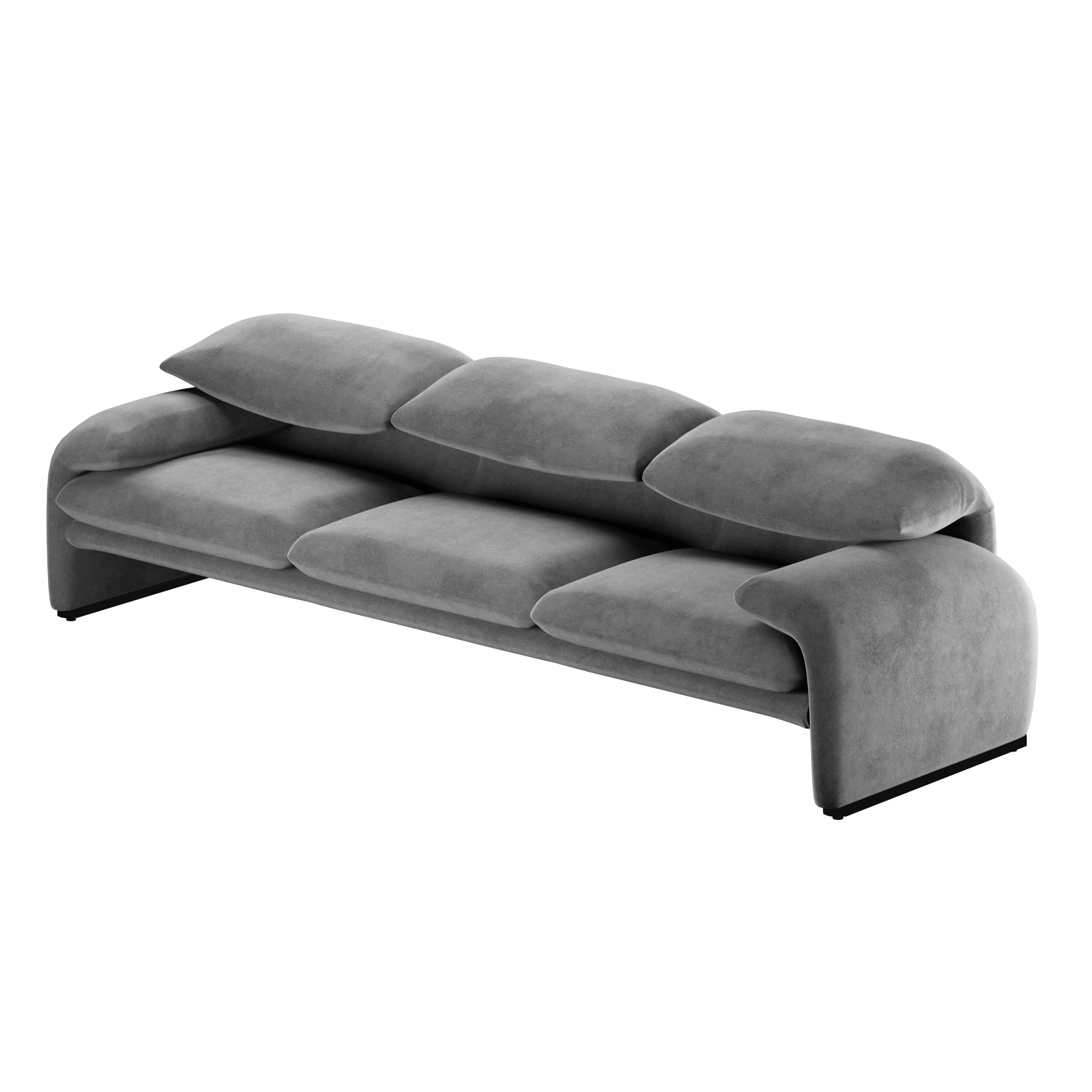 MARALUNGA SOFA 3D Model .c4d .max .obj .3ds .fbx .stl .blend 