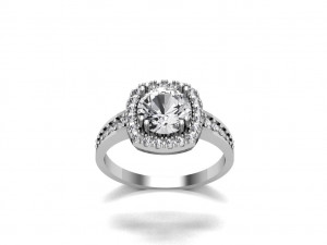 diamond ring Modèle 3D