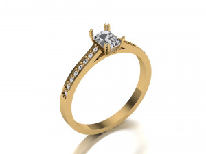simple beautiful rings Modelo 3D