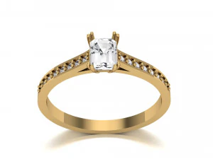 simple beautiful rings 3D Model