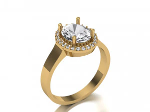 simple beautiful rings 3D Model