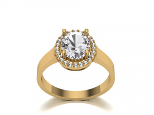 simple beautiful rings Modello 3D