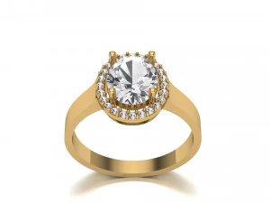 simple beautiful rings 3D Model