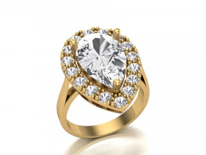 simple beautiful rings 3D Model