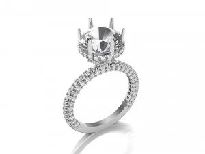 round cut ring 3D Model