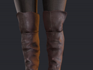 warrior girl 3D Model
