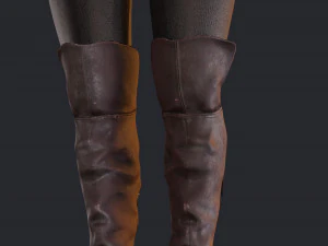 warrior girl 3D Model