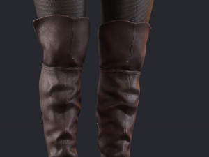 warrior girl 3D Model
