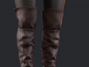 warrior girl 3D Model