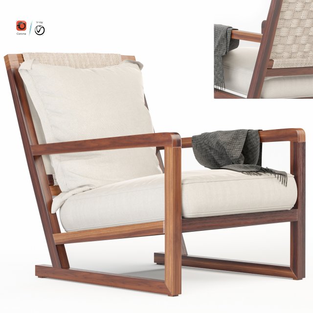 clio-armchair Model 3D .c4d .max .obj .3ds .fbx .stl .blend 