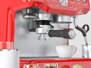 breville bes870xl barista express espresso coffee machine Modelo 3D