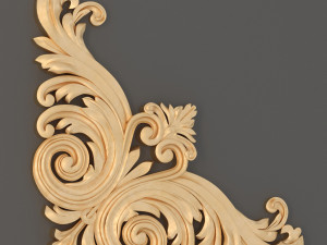 classic ornament01 Model 3D
