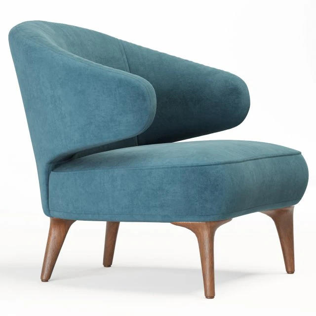 안락의자 3D 모델 .c4d .max .obj .3ds .fbx .stl .blend 