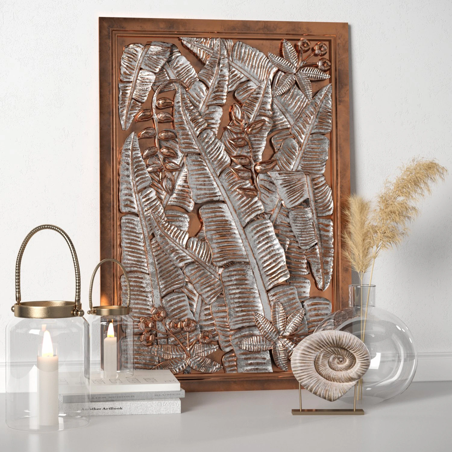 decorative set01 3D Model .c4d .max .obj .3ds .fbx .stl .blend