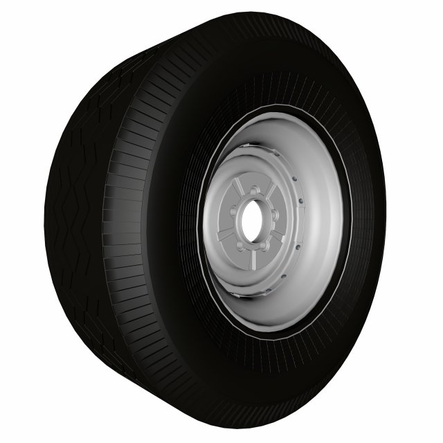 50s wheel 3D Модель .c4d .max .obj .3ds .fbx .stl .blend 
