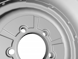 50s wheel 3D Model