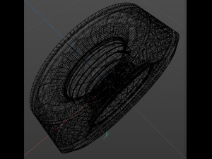 50s wheel 3D Модель