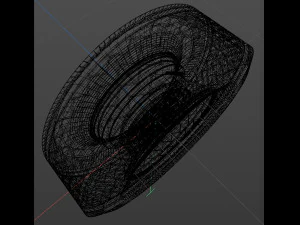 50s wheel 3D Model