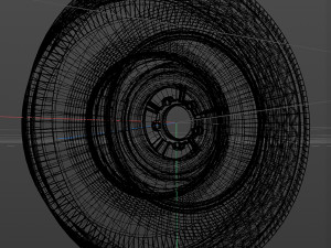 50s wheel 3D Модель