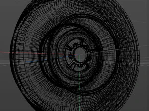 50s wheel 3D Model