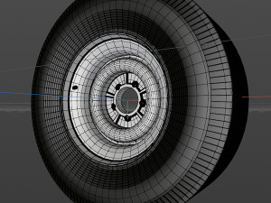 50s wheel 3D Модель