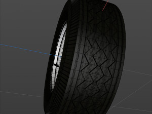 50s wheel 3D Модель