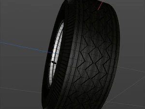 50s wheel 3D Model