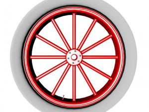 spoke wheel 1910 3D Model