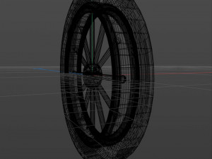 spoke wheel 1910 3D Model