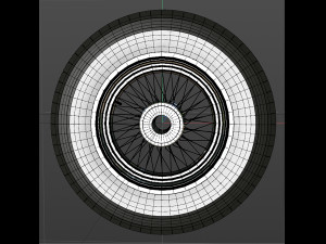 spoke wheel 30s Model 3D