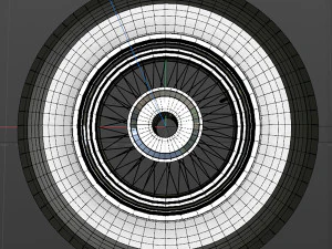 spoke wheel 30s 3D Model