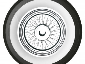 spoke wheel 30s Model 3D