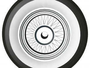spoke wheel 30s Model 3D