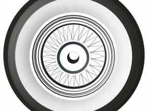 spoke wheel 30s 3D Model