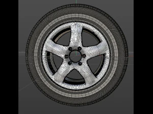 spoke wheel 21 3D Model