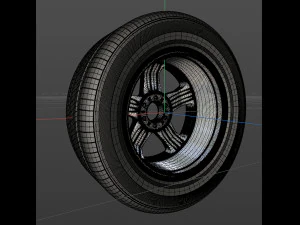 spoke wheel 21 3D Model