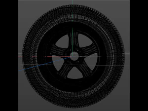 spoke wheel 21 3D Model