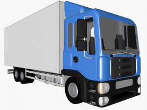 light-duty truck box model 3D Model