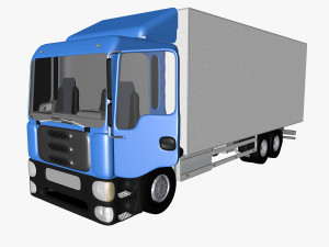 light-duty truck box model 3D Model