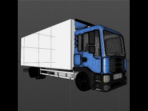 light-duty truck box model 3D Model