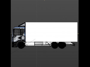 light-duty truck box model 3D Model