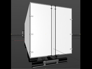 light-duty truck box model 3D Model