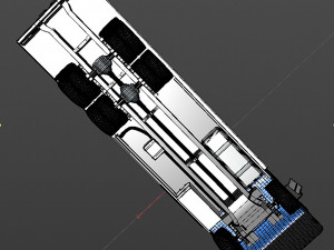 light-duty truck box model 3D Model