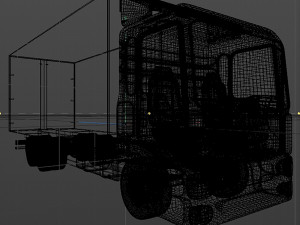 light-duty truck box model 3D Model